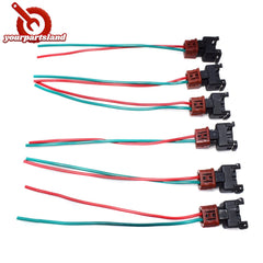 Fuel Injector Wiring Harness Connector Plug 6PCS For Nissan 300ZX Z31 1984-1987 6B93BC-57