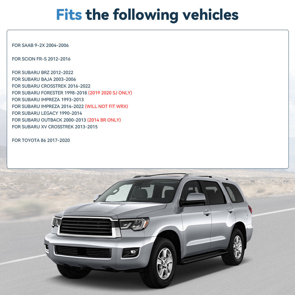 2X 1 inch Thick Wheel Spacers 5x100 12x1.25 For Subaru Impreza Forester Outback 6B93BC-57