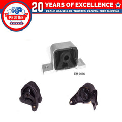 Engine Motor & Trans Mount 3PCS Set Compatible for 2002-2006 Acura RSX 2.0L 6B93BC-57
