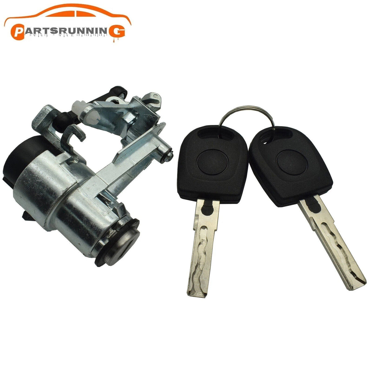 Rear Trunk Lock Cylinder With 2 Keys For VW Golf 4 Lupo Seat Arosa 1J6827297G 6B93BC-57
