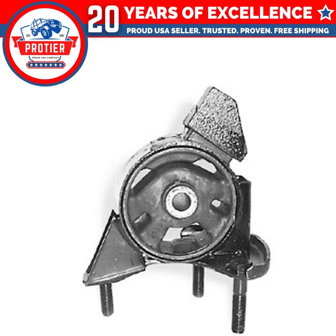 Front & Rear Motor Mount Set 2PCS for 1993-1997 Geo Prizm 1.6L 1.8L for Manual 6B93BC-57