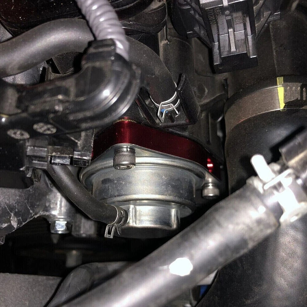 Turbo Blow Off Valve Plate Spacer BOV Fit 2015-2021 Honda Civic Vortex Red EOA 6B93BC-57