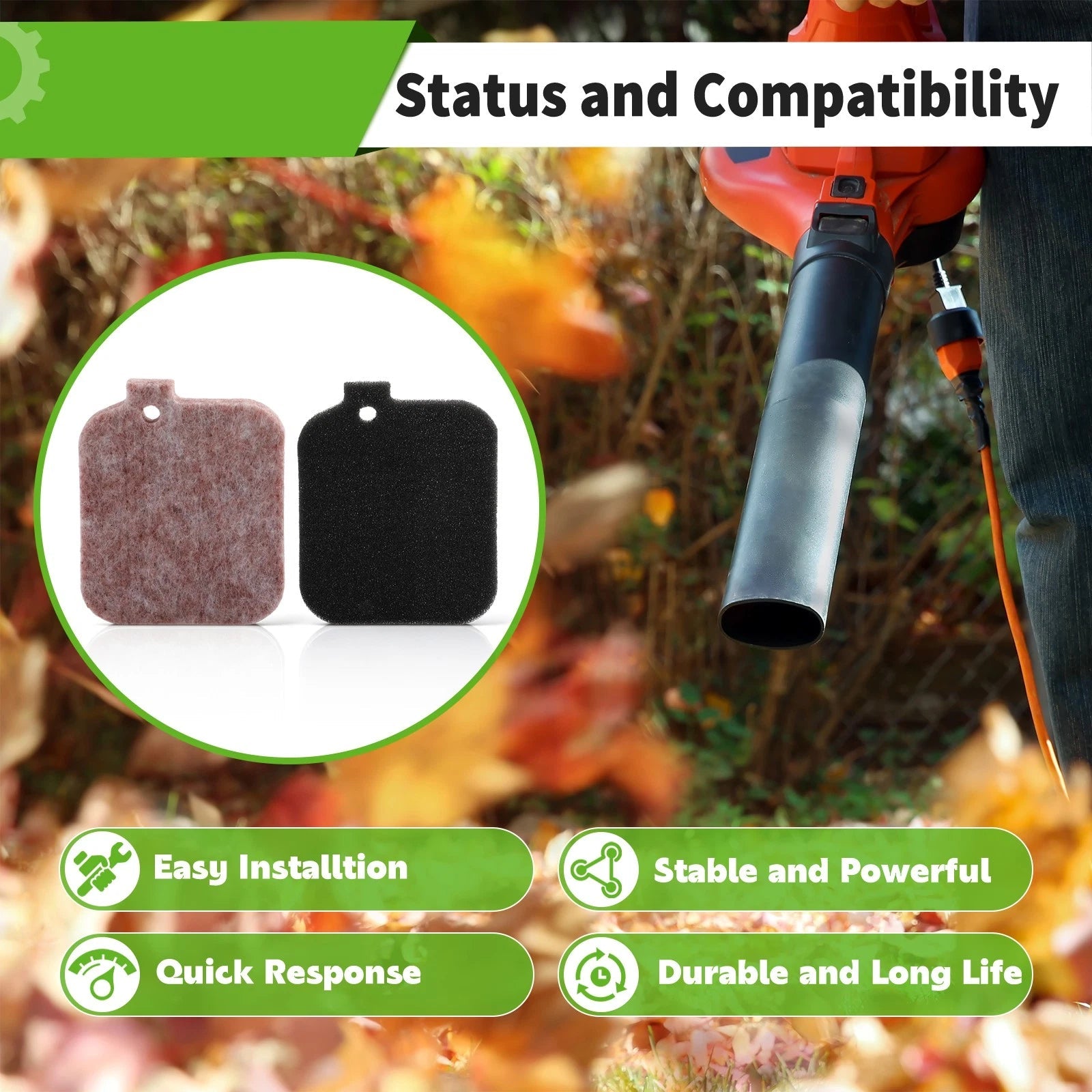 Air Fuel Filter Tune up Kit For Stihl BG50 BG55 BG65 BG85 SH55 SH85 Leaf Blower 6B93BC-57