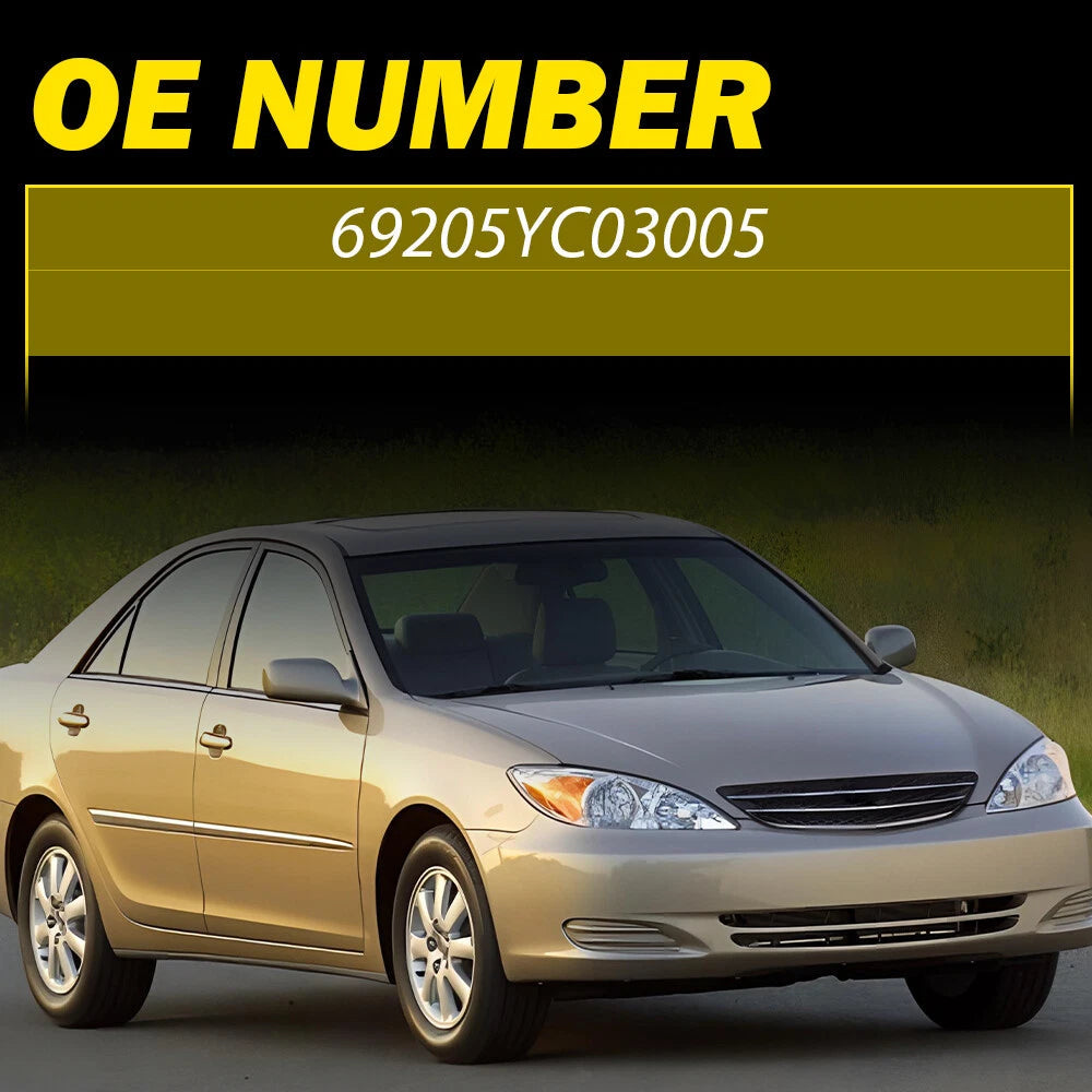 Door Handle Inside Beige Chrome Front/Rear Right for 2002-2006 Toyota Camry EOA 6B93BC-57