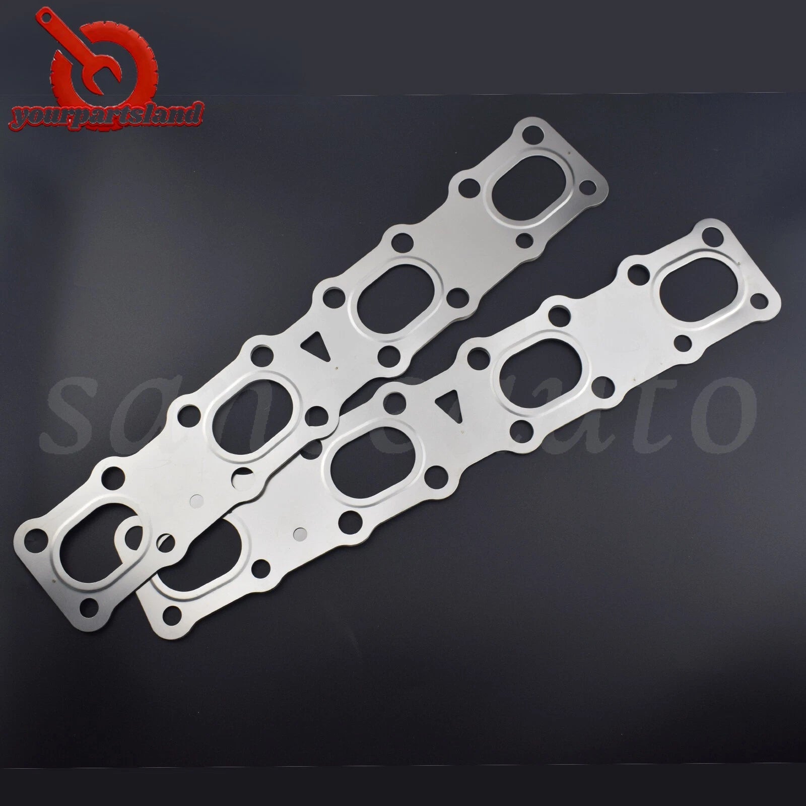 Exhaust Manifold Gasket 2PCS for Nissan Pathfinder 08-12 TITAN 04-15 14036-7S001 6B93BC-57
