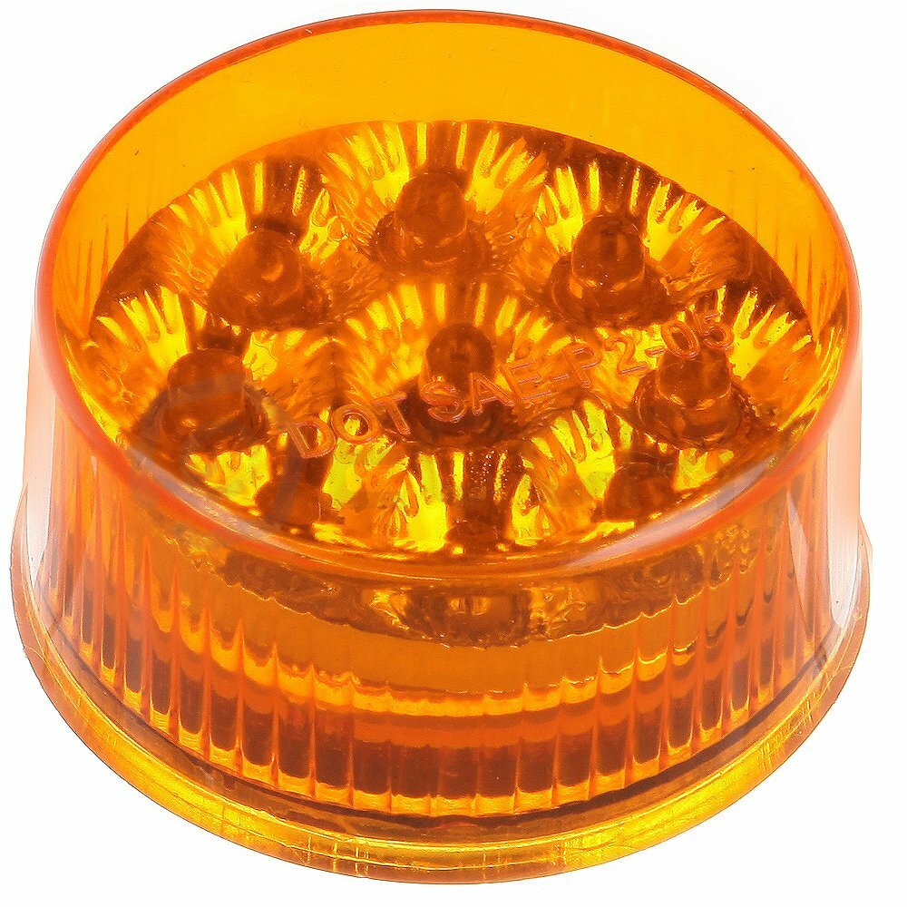 16x Red Amber 2 inch Round 9 LED Side Marker Trailer Light tail turn signal 6B93BC-57