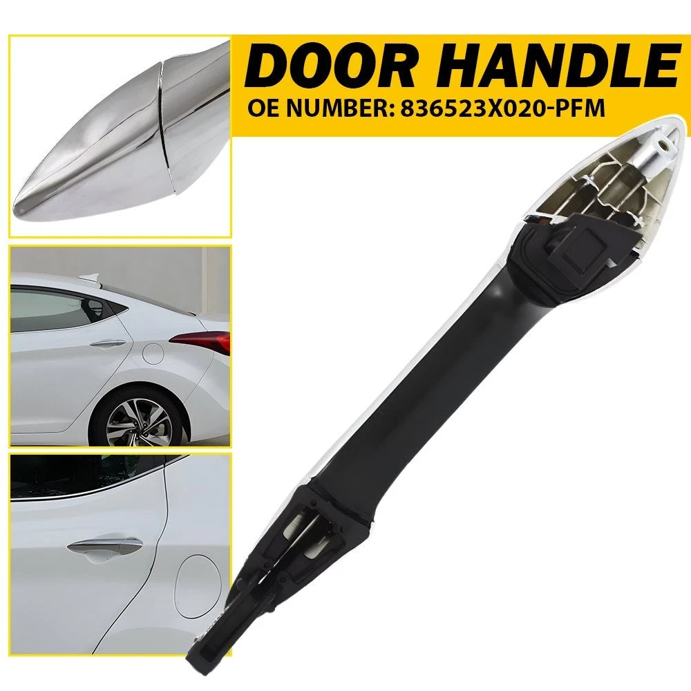 Rear Left Outer Door Handle Chrome For 2011-2016 Hyundai Elantra 826513X000-PFM 6B93BC-57
