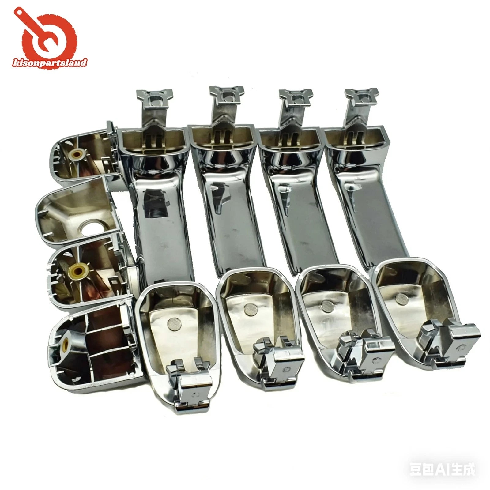 Chrome Front Rear Left Right Outside Door Handle For 4Runner 2010-18 69211-60090 6B93BC-57