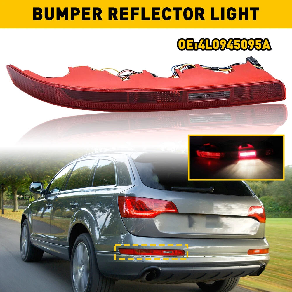 For Q7 Audi 2006-2015 Lower Tail Stop Left Lamp Driver Side Rear Bumper LIGHT LH 6B93BC-57