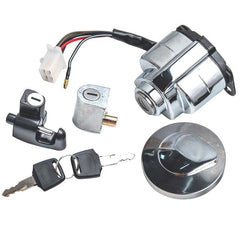 Ignition Switch Fuel Gas Cap Lock Set for Honda VTX1300 2005 2006 2007 2008 2009