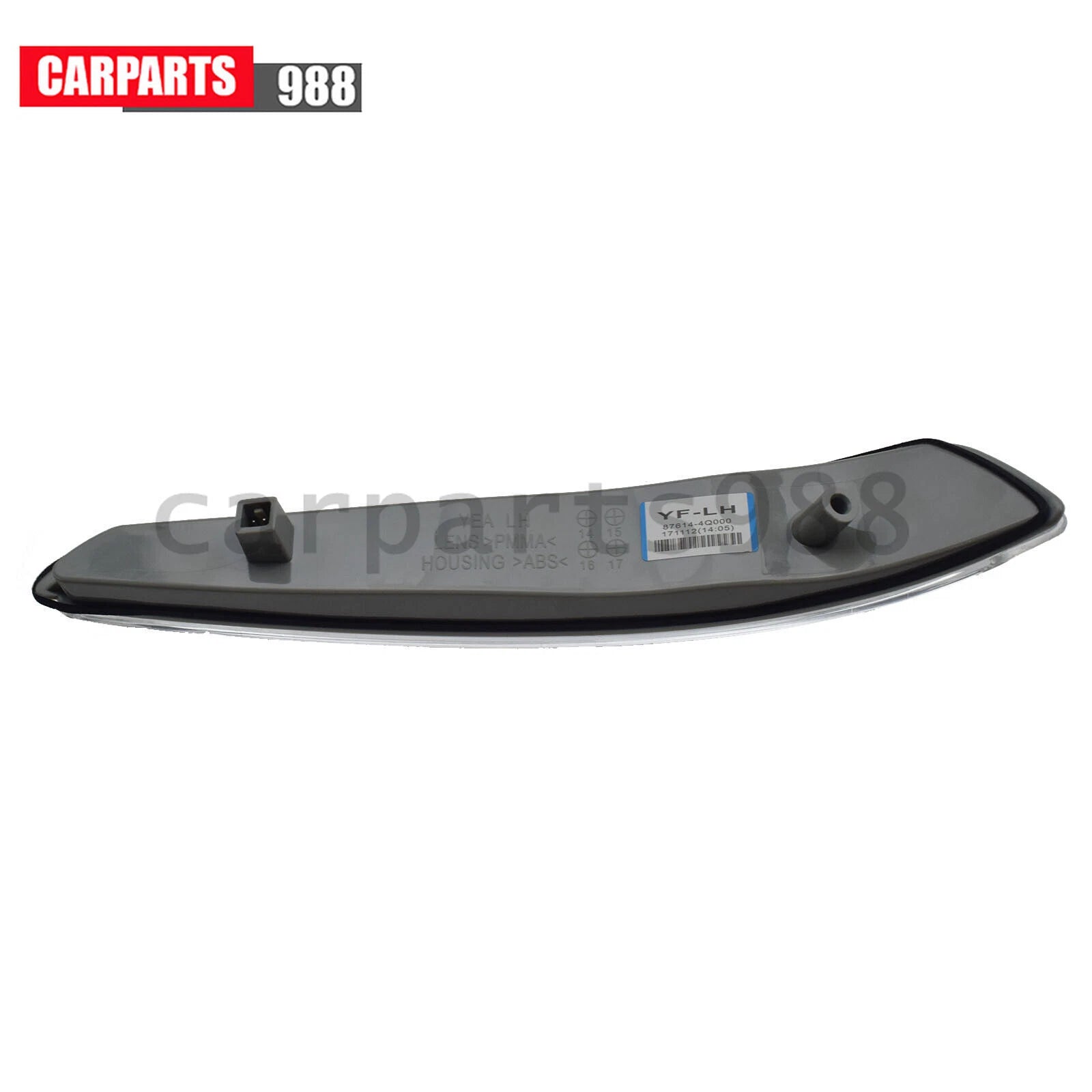 Left Side Mirror LED Turn Signal Light For 10-14 Hyundai Sonata MK8 87614-4Q000 6B93BC-57