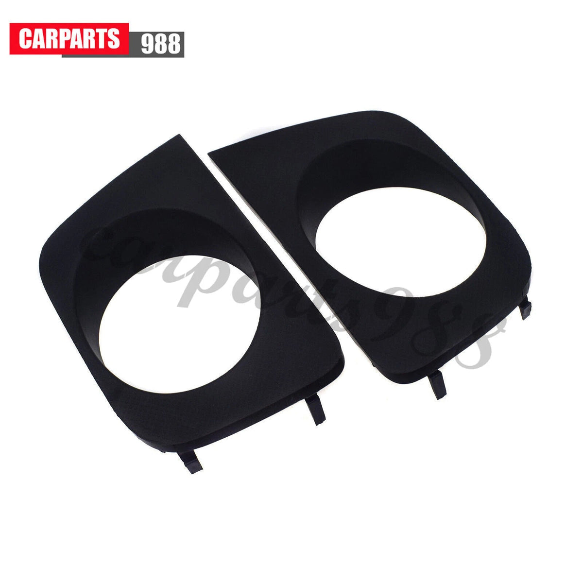 Pair Fog Light Lamp Bezel Cover For 06-09 Toyota 4Runner 52127-35050 52128-35040 6B93BC-57