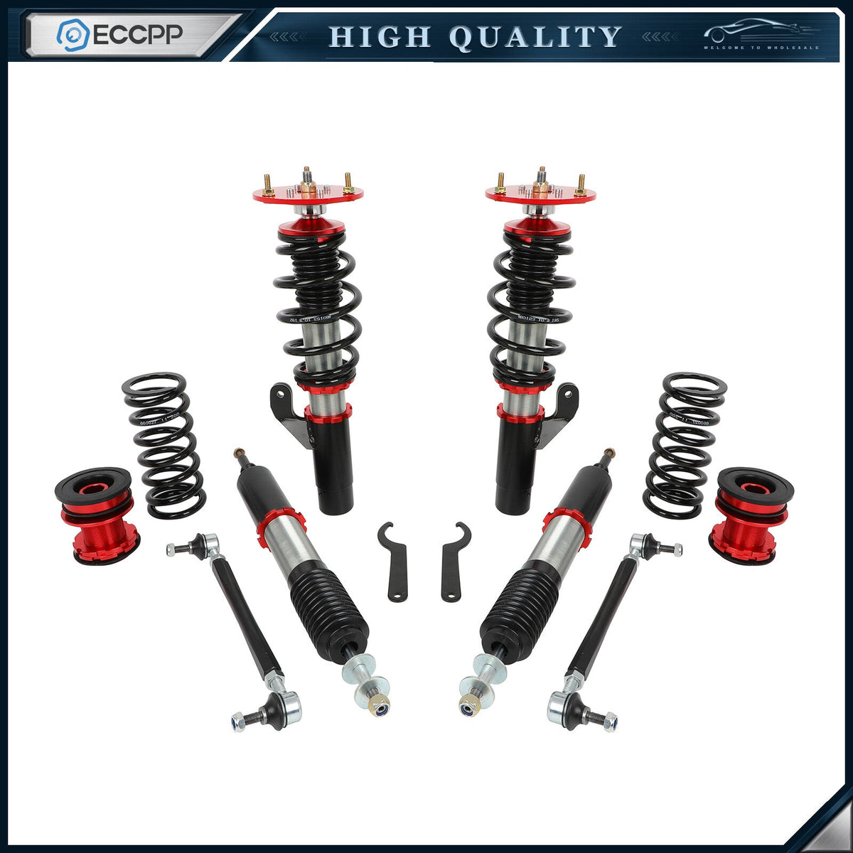 COILOVERS SHOCK ADSORBER LOWERING KIT FOR BMW E82 E88 128i/135i 08-13 ADJUSTABLE 6B93BC-57