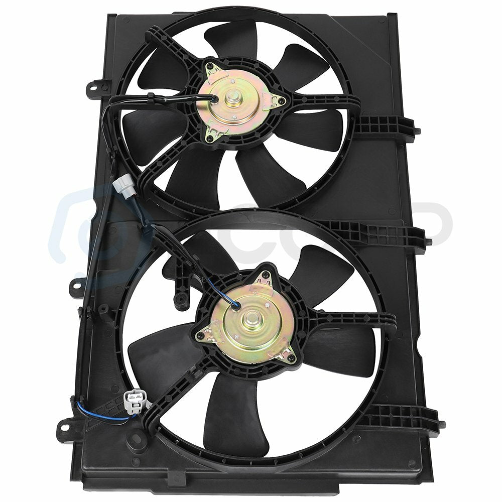 Electric Radiator Cooling Fan Kit For 2003 2004 2005-2006 Mitsubishi Outlander 6B93BC-57