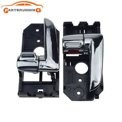 Front Rear LH & RH Interior Inner Door Handle Chrome For Kia Spectra 826102F000 6B93BC-57