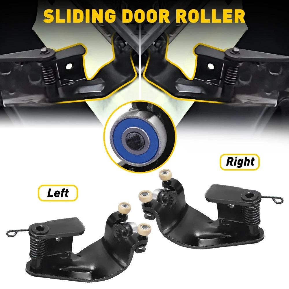 2PCS RH LH Side Sliding Door Power Center Roller For Honda Odyssey 2005-2010 6B93BC-57