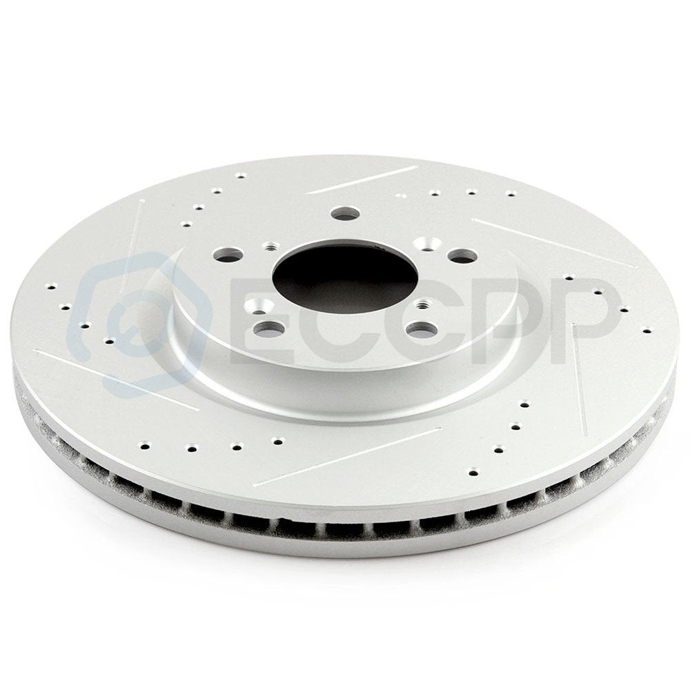 Front Disc Brake Rotors Ceramic Brake Pads for 2011 2012 2013 2014 Honda Odyssey 6B93BC-57