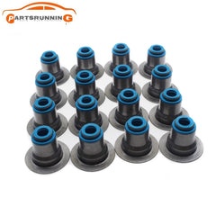 Set of 16 Valve Stem Seal 12482063 For GMC Chevrolet 4.8 5.3 5.7 6.0 LS1 LS3 LS6 6B93BC-57