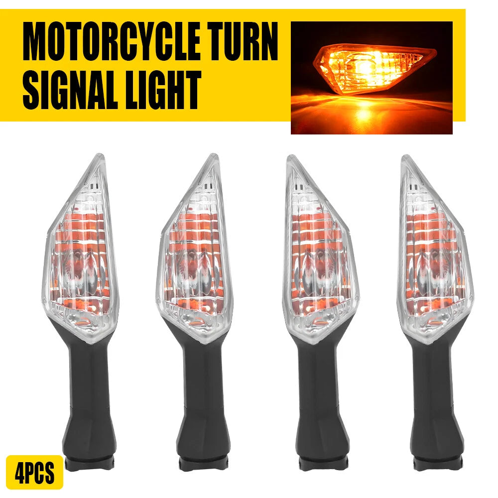 4X Motorcycle Turn Signal Blinker Light Indicator For KAWASAKI Z NINJA KLR 650 A 6B93BC-57