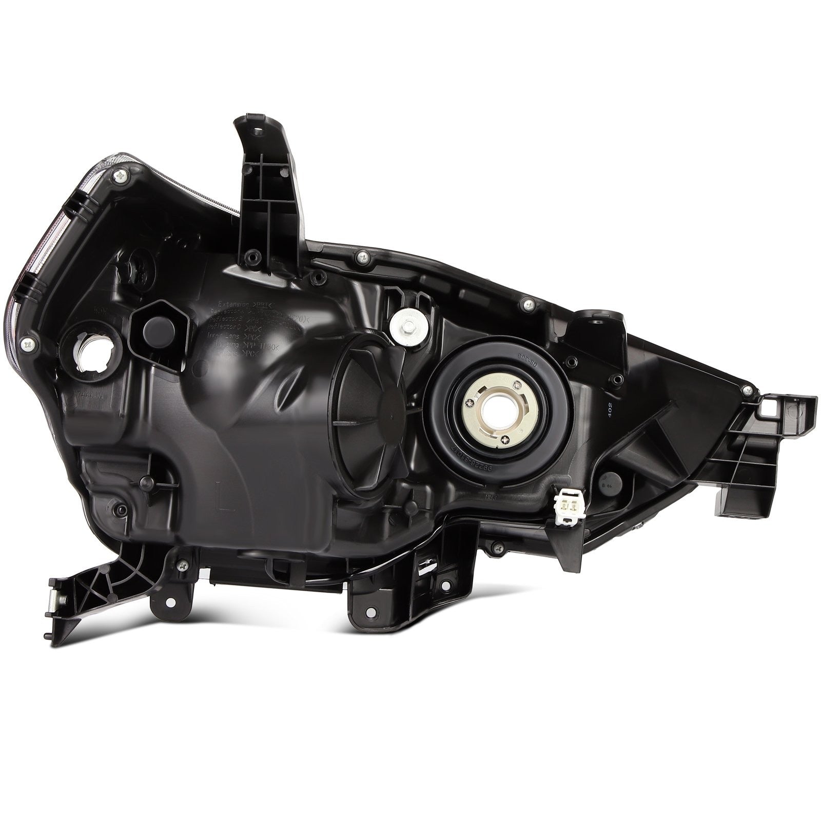 ECCPP Headlights Assembly For Toyota 4Runner 4.0L 2014-2020 Pair Kit Black Amber 6B93BC-57