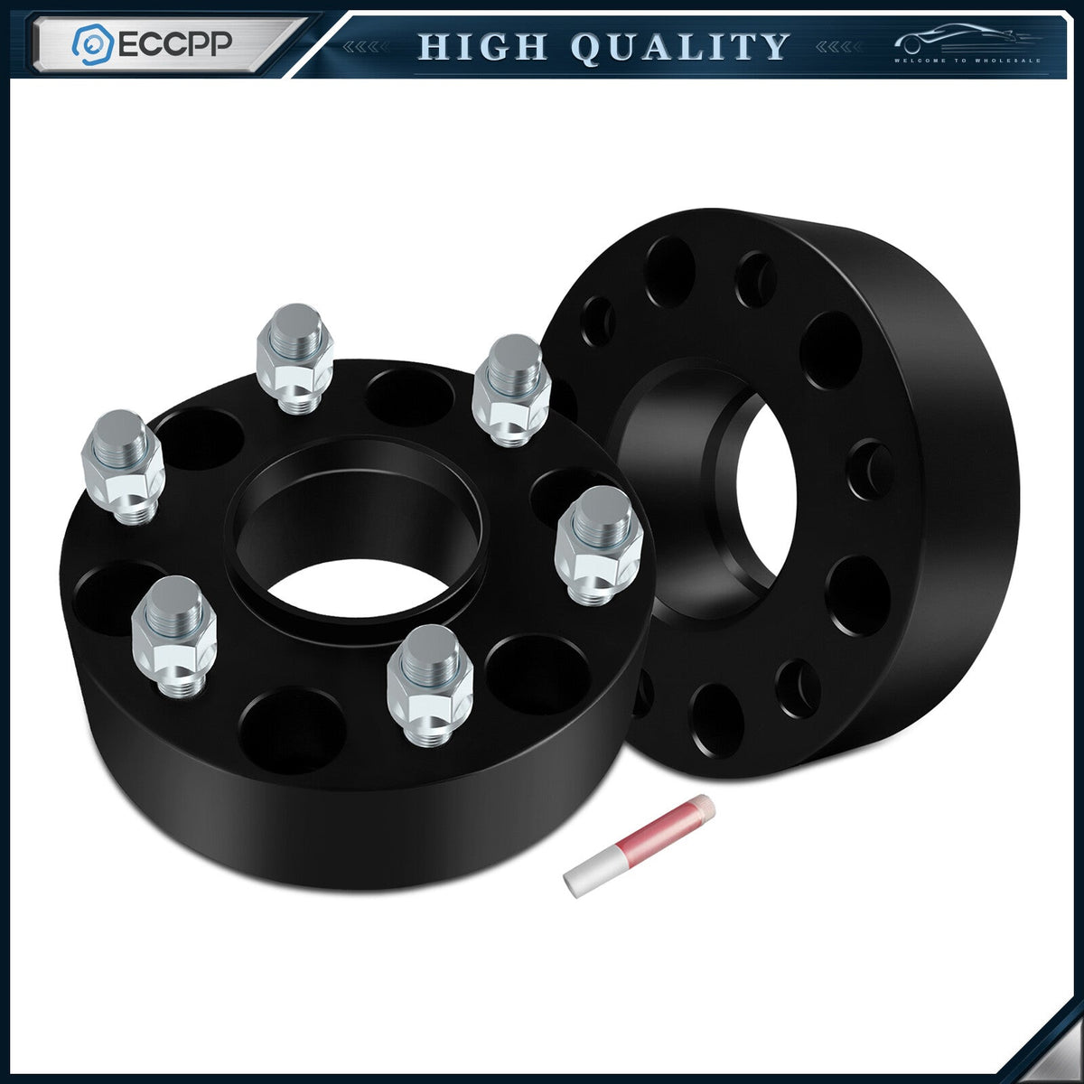 2 Pcs 2" 6x5.5 Hub Centric Wheel Spacers 14x1.5 For Chevy Silverado Sierra 1500 6B93BC-57