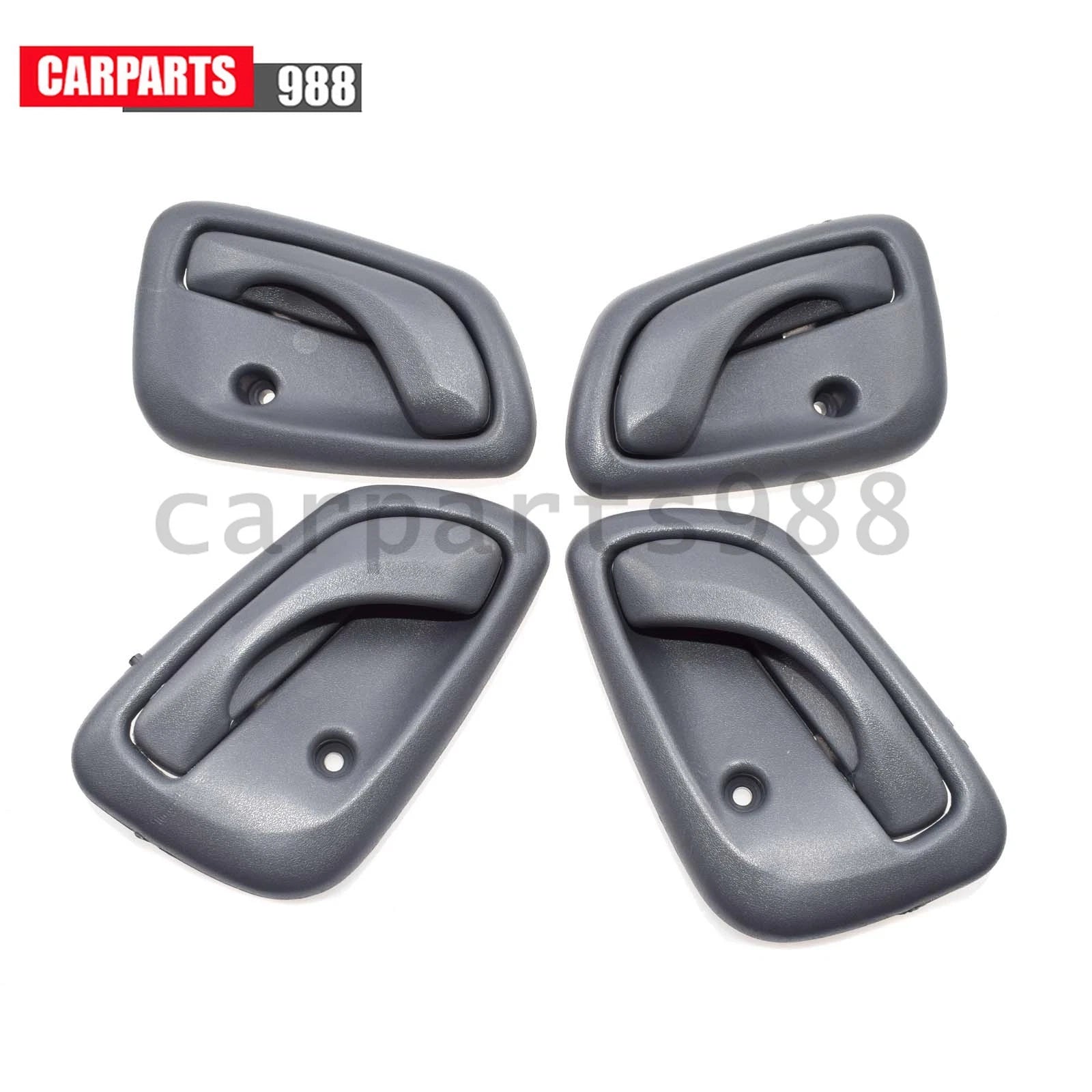 4Pcs Gray Interior Door Handle Front Rear Left Right For Chevy Tracker 1999-2004 6B93BC-57