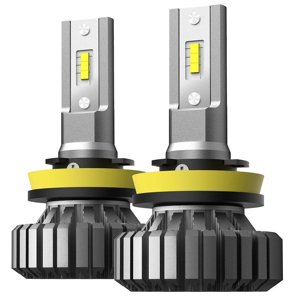 AUXITO H11 H8 H9 LED Headlight Kit Low Beam Bulb White 6500K 20000LM Fanless EA AUXITO