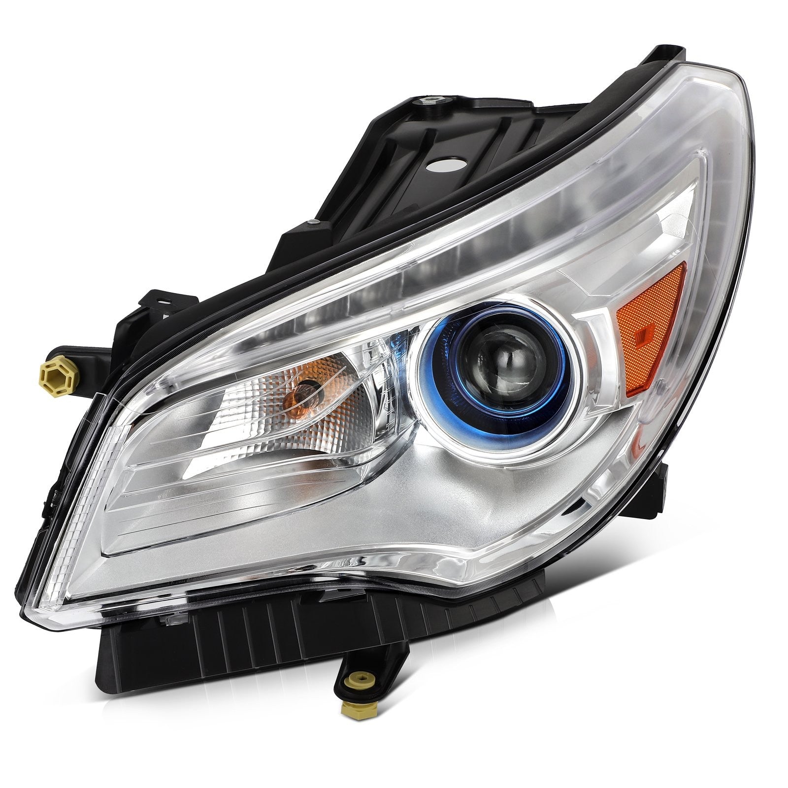 ECCPP Headlight Assembly For Buick Enclave 3.6L 2013-2017 Left Side Chrome Amber ECCPP