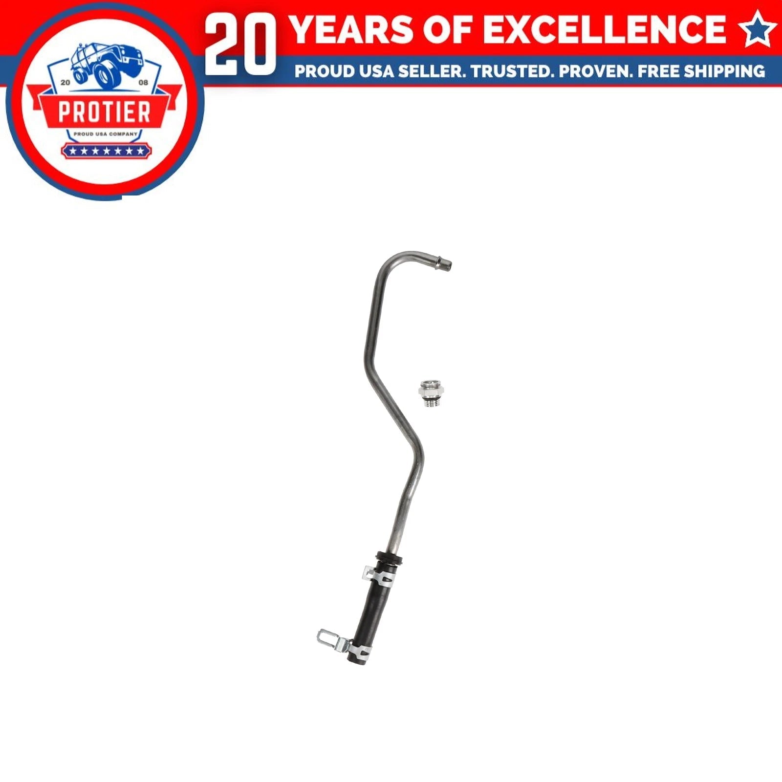Return Turbocharger Oil Supply Line Fits Ford F-250 Super Duty F-350 Super Duty 6B93BC-57