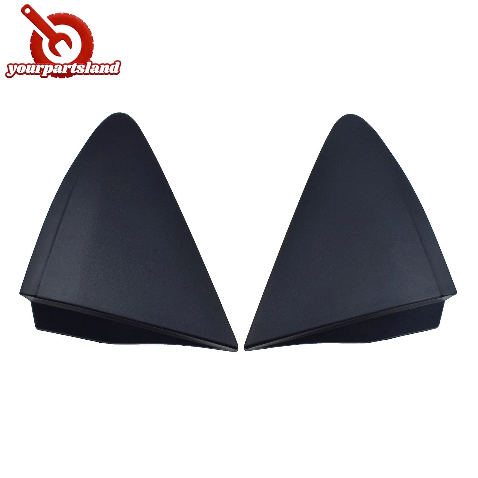 Front Left Right Rearview Mirror Triangle Cover Trim For Toyota Yaris 2011-2014 6B93BC-57