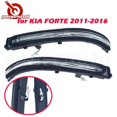 Side Mirror Turn Signal Repeater Lamp 2PCS for Kia Forte 2011-2016 Cerato 2012 6B93BC-57