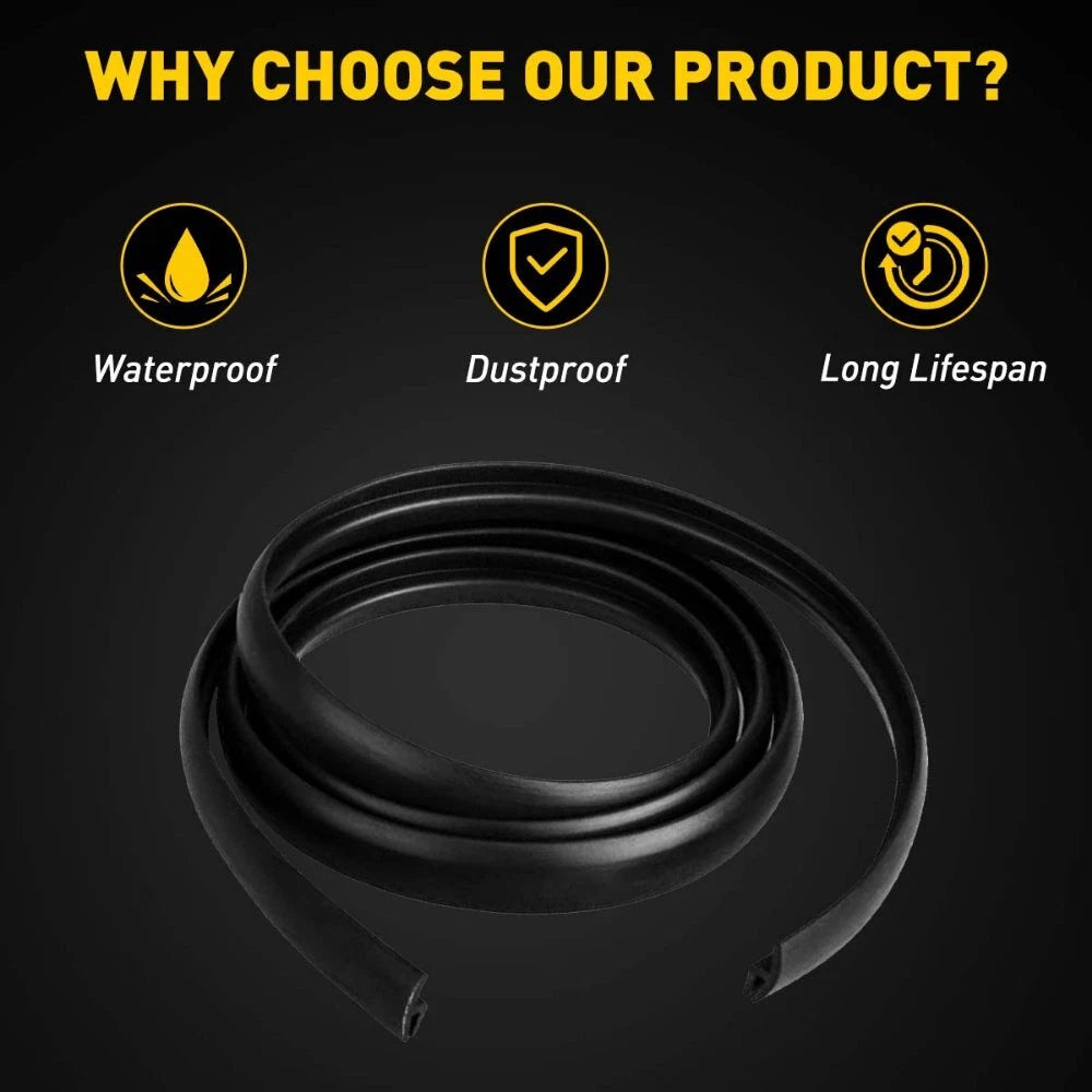 For Honda Models Car Windshield Weather Seal Rubber Trim Molding Cover 10 Feet A 6B93BC-57