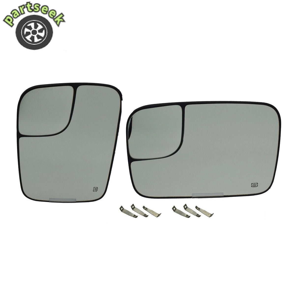 Left Right Mirror Glass Heated for 2005-2008 Dodge Ram Truck 1500 2500 3500 6B93BC-57