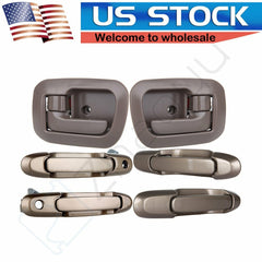 6Pcs For 98-2003 Toyota Sienna Front Rear Left Right Inside Outside Door Handles KOEEP