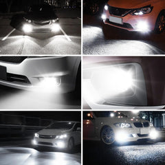AUXITO H11 H16 H8 LED Fog Driving Light 6000K Super Bright Bulbs 2000LM 6G33 EOA AUXITO