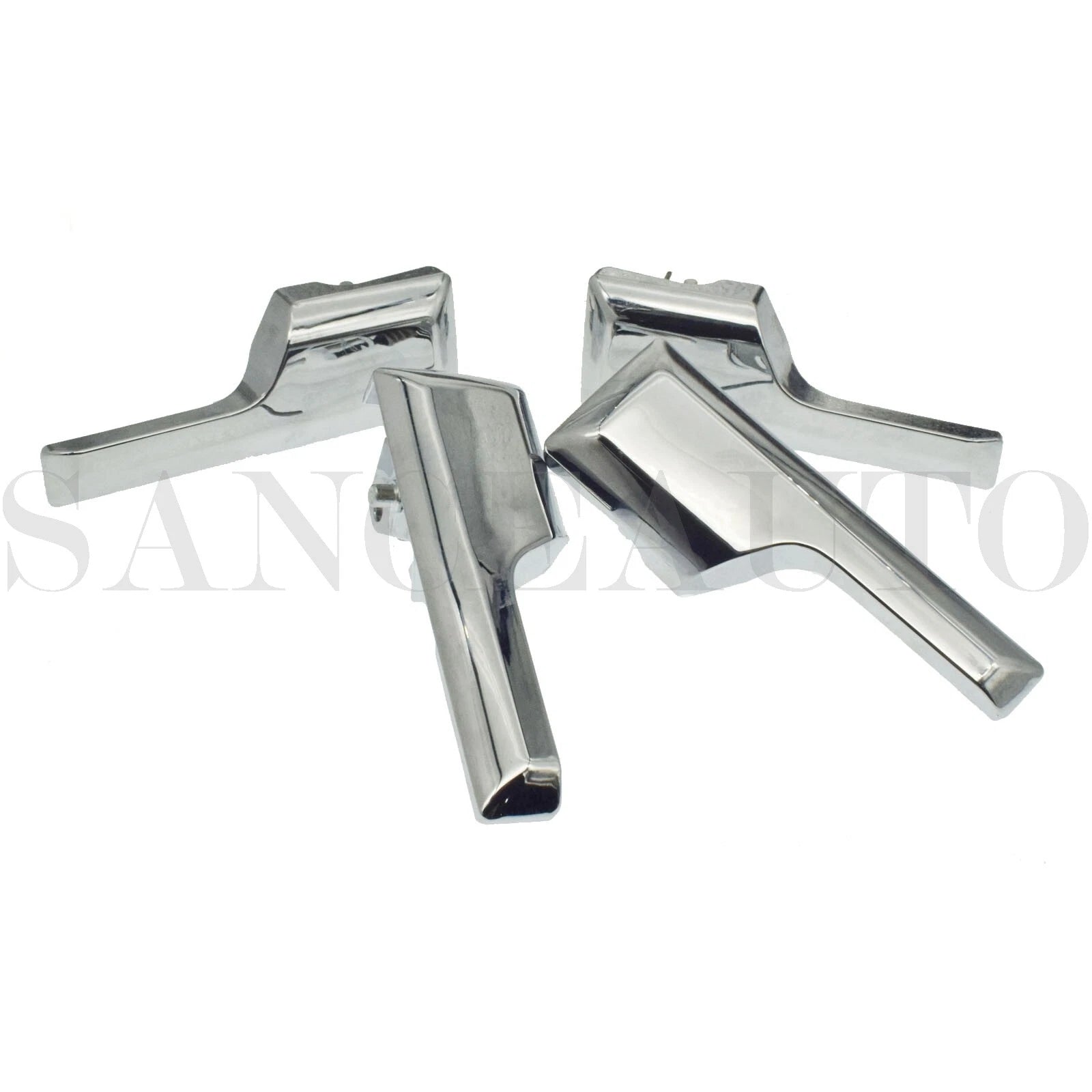 4PCS Chrome LH RH Inside Door Handle For 07-14 Ford Expedition Lincoln Navigator 6B93BC-57