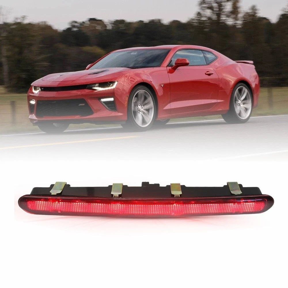 Red LED Third Brake Light For 2016-2024 6th Gen Chevy Camaro Coupe/Convertible A 6B93BC-57