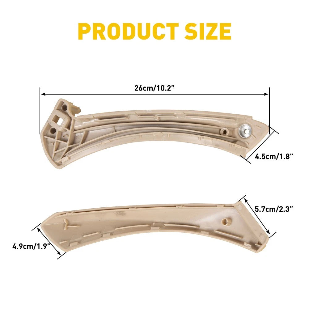 For BMW Front 328i E90 Rear Right Door Inner Handle Passenger Pull Trim Cover EA 6B93BC-57