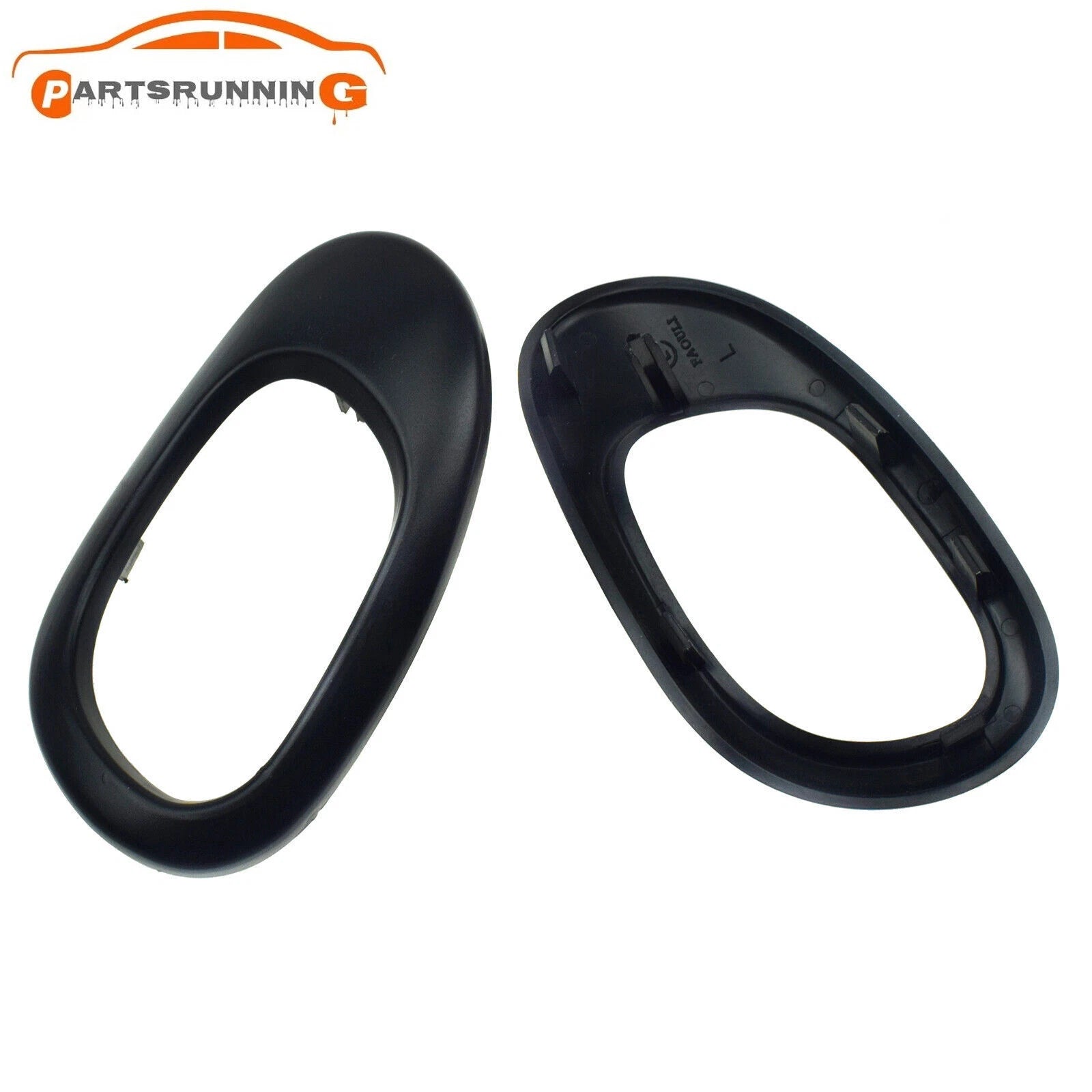 2PCS Left & Right Interior Door Handle Trim Cover For Peugeot 206 207 Citroen C2 6B93BC-57