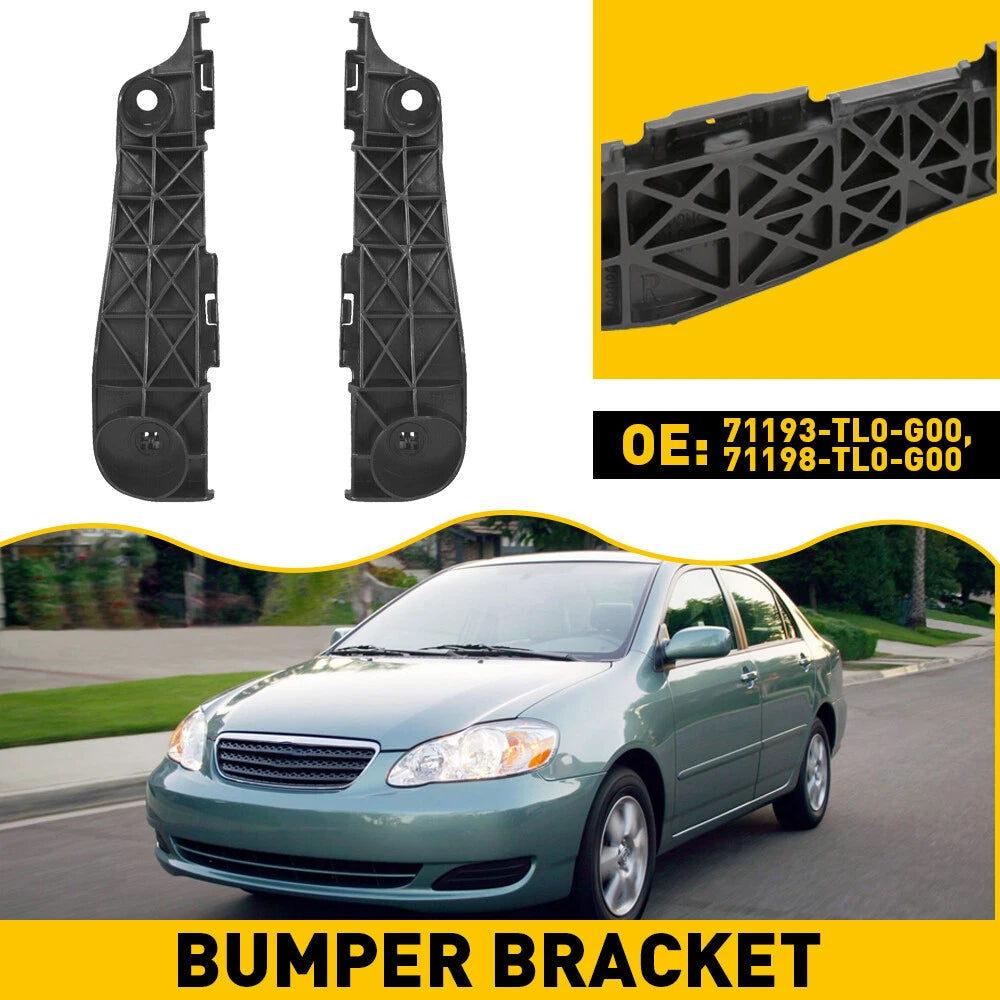 Set of 2 Bumper Retainer Set Fits For 2006-2012 Toyota RAV4 Front Primed US 6B93BC-57