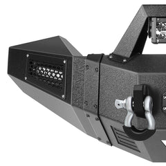 ECCPP Steel Front Bumper w/ Winch Plate & Fog Light For 2013-2018 Dodge Ram 1500 6B93BC-57