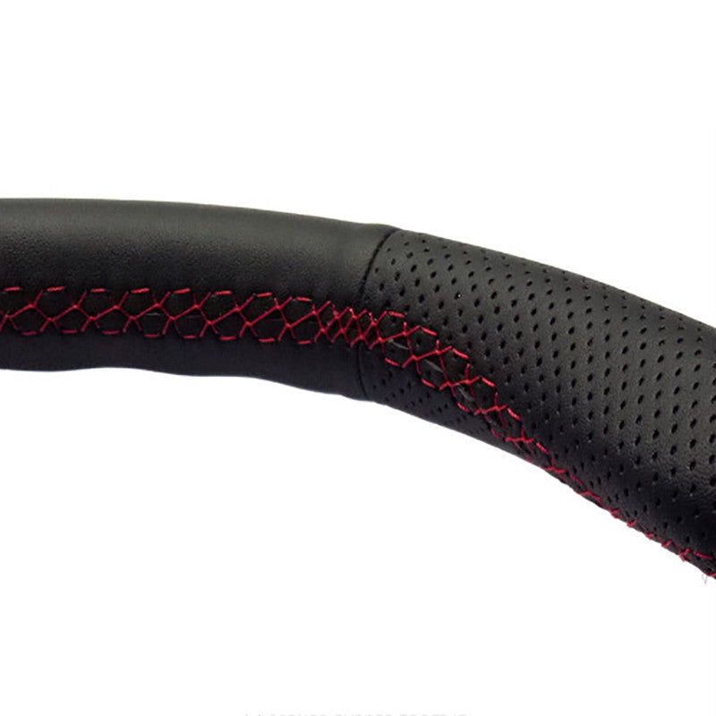 Top Leather Steering Wheel Hand-stitch on Wrap Cover For BMW Z4 E85 2003-2006 6B93BC-57