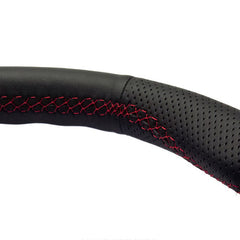 Top Leather Steering Wheel Hand-stitch on Wrap Cover For BMW Z4 E85 2003-2006 6B93BC-57