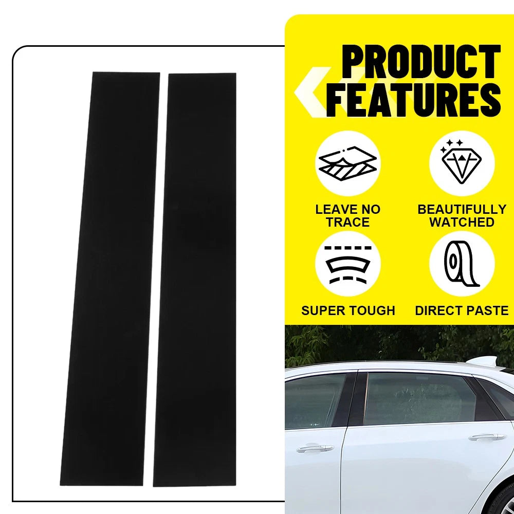 6X Glossy Black Pillar for 2015-2020 GMC Yukon Door Trim Piano Cover Window EOA 6B93BC-57
