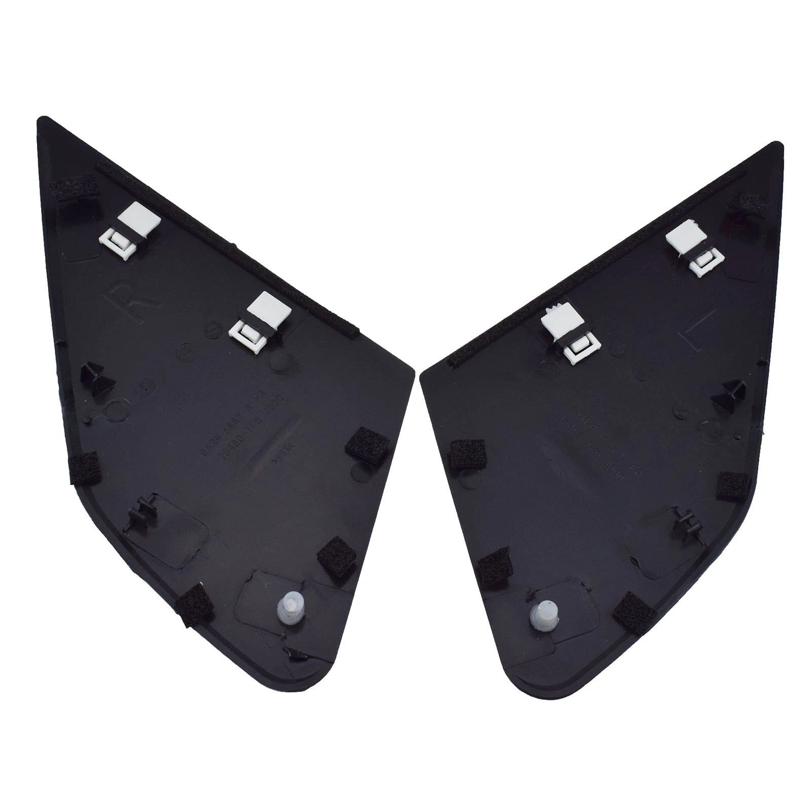 2pcs Car Front Door Garnish Window Glass Trim Cover for Honda Fit Jazz 2009-2013 6B93BC-57