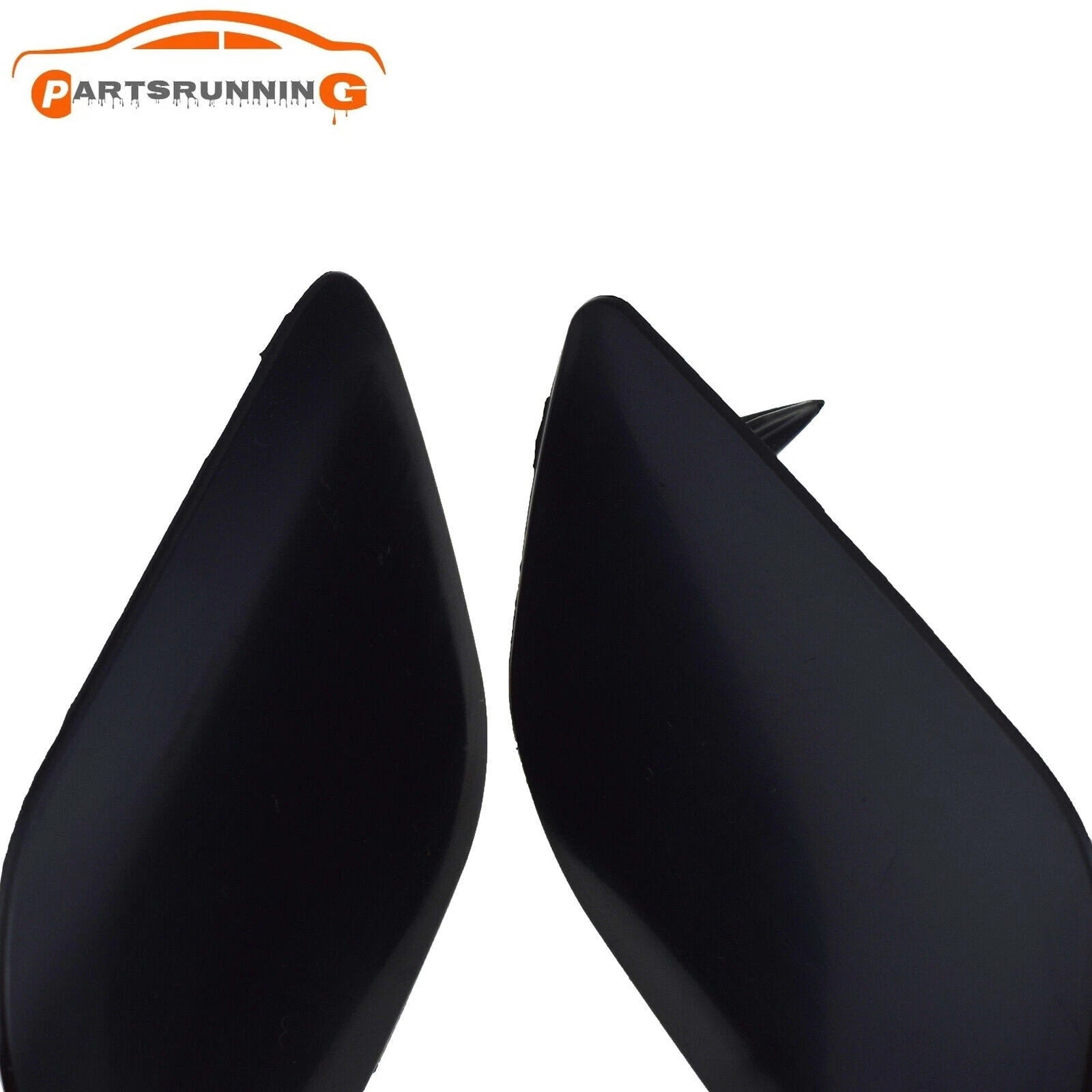 Pair Front Bumper Headlight Washer Spray Nozzle Cover Cap For Audi Q7 2010-2015 6B93BC-57