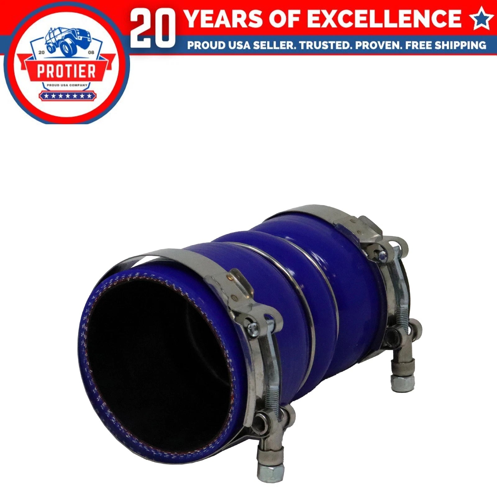 Intercooler Hose Kit Intercooler to Pipe Fits Ford E-350 E-350 Super Duty F-250 6B93BC-57