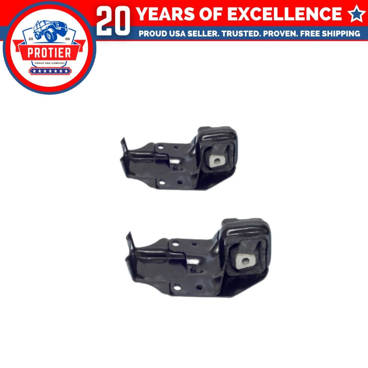 Front L & R Bracket Set Compatible for 94-05 Buick Century Regal/ Chevy Impala 6B93BC-57