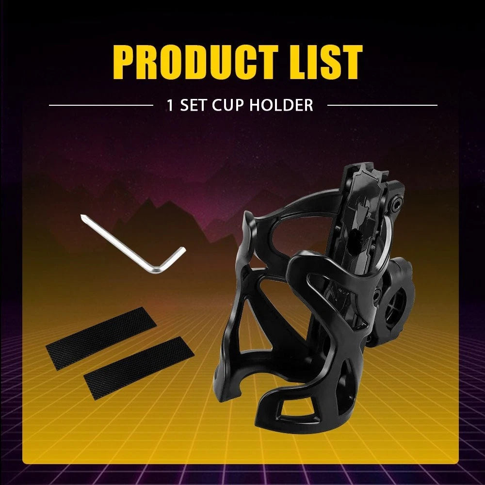 Motorcycle Cup Holder Drink Holder Water Bottle Holder Universal For ATV Bike EA 6B93BC-57