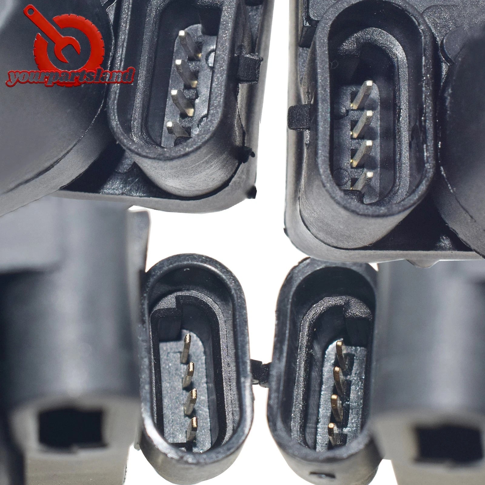 Front Rear LH RH Door Lock Actuator 4Pcs for Chevy Aveo5 Optra Pontiac G3 Wave5 6B93BC-57
